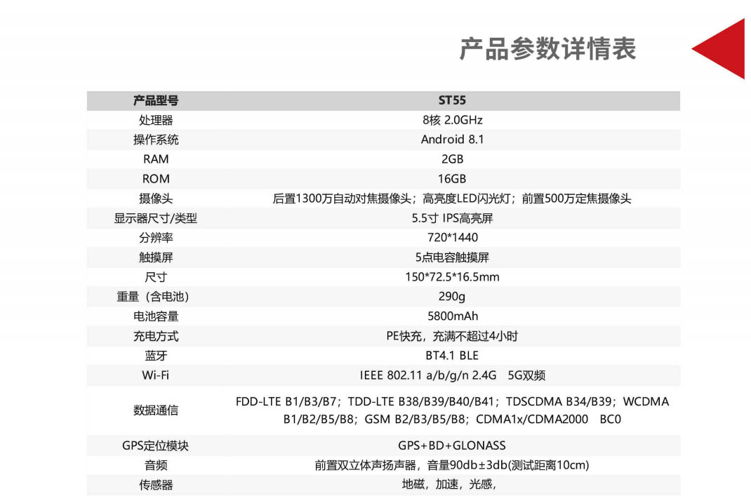 思必拓ST55二維掃碼數據采集智能終端